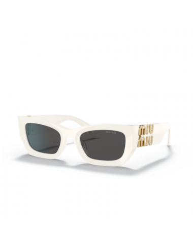 Miu Miu Cat-eye Frame Sunglasses in White | Lyst