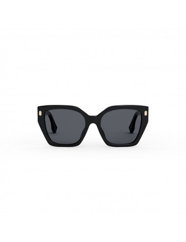 Fendi Polarized Smoke Cat Eye Ladies Sunglasses FE40070I 01D 54