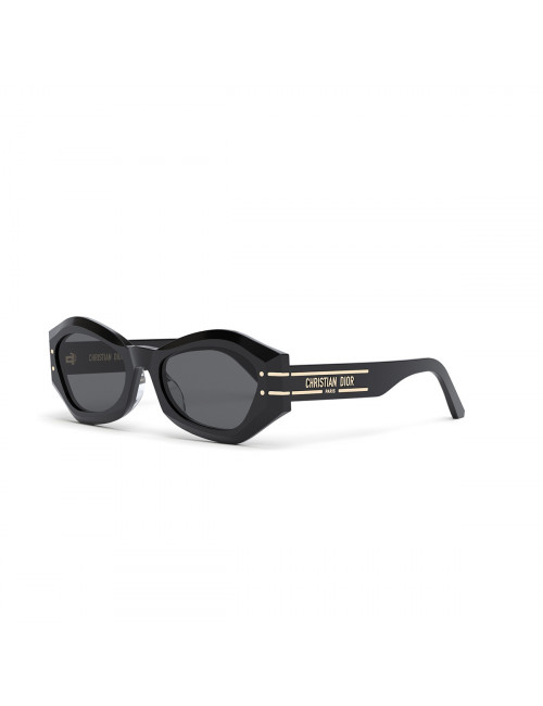 DiorMidnight S1I Black Square Sunglasses | DIOR