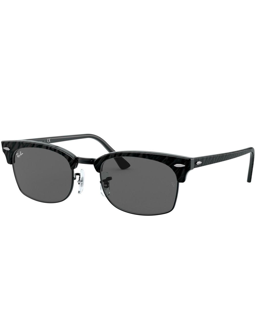 Ray Ban RB2187 1305/B1 Clubmaster square sunglasses 